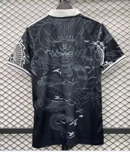 Real Madrid Dragon Black Shirt